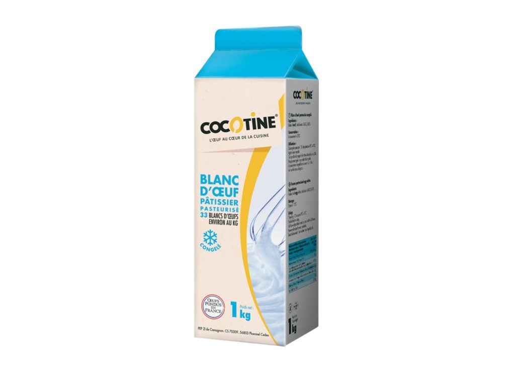 Blanc d'oeufs liquide pasteurisé, Cocotine (1 Kg)